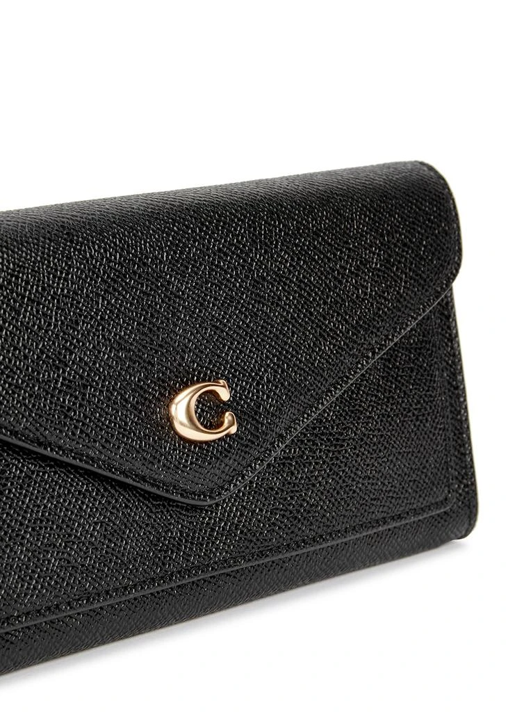 商品Coach|Wyn black grained leather wallet,价格¥1146,第3张图片详细描述