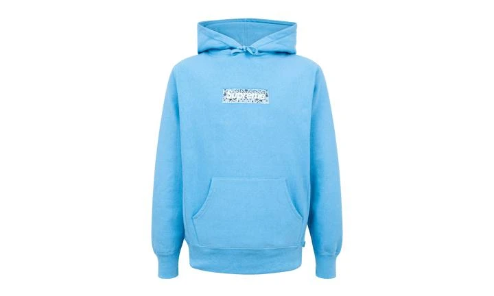 商品Supreme|Supreme Bandana Box Logo Hoodie,价格¥7249-¥8360,第1张图片