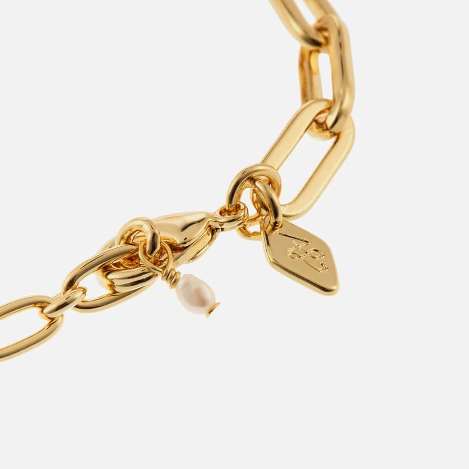 商品Anni Lu|Anni Lu Golden Hour 18-Karat Gold-Plated Bracelet,价格¥454,第2张图片详细描述