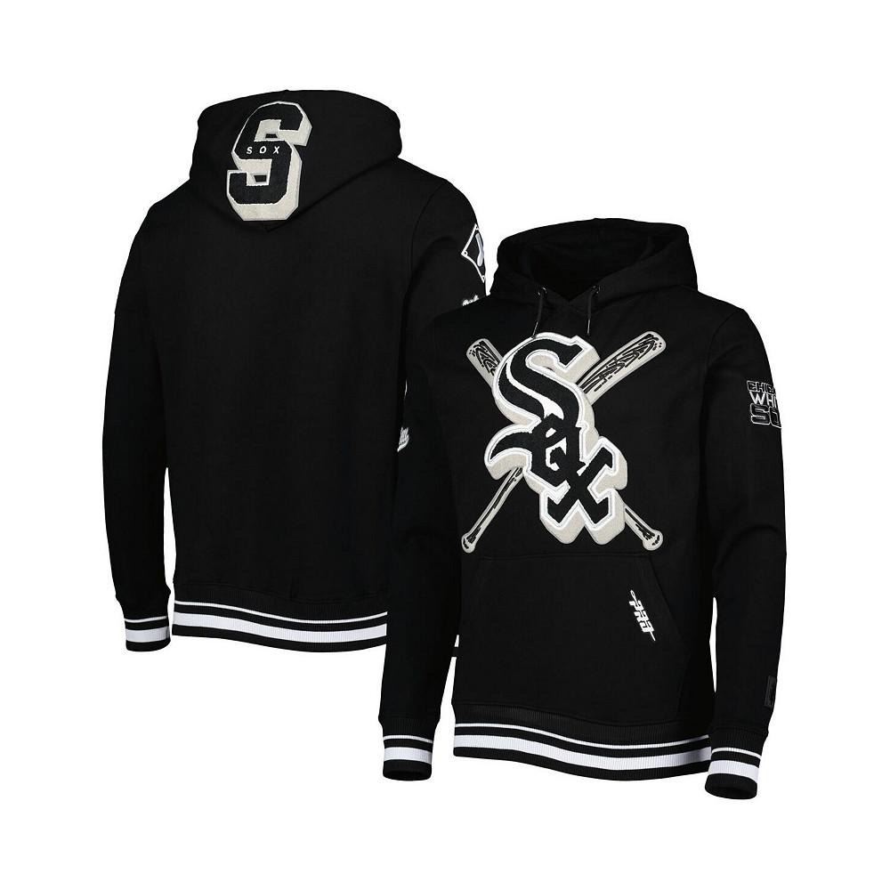 Men's Black Chicago White Sox Mash Up Logo Pullover Hoodie商品第1张图片规格展示