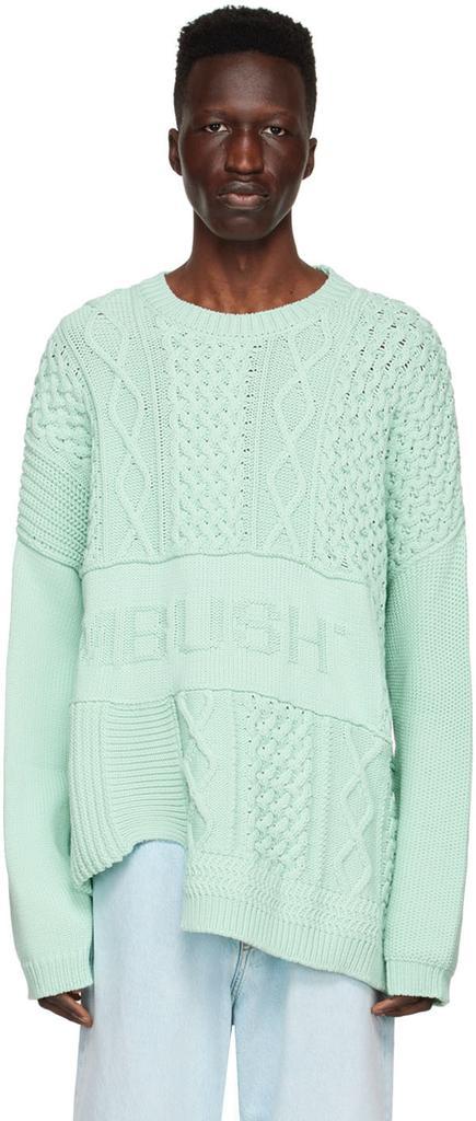 商品Ambush|Green Cotton Sweater,价格¥7673,第1张图片