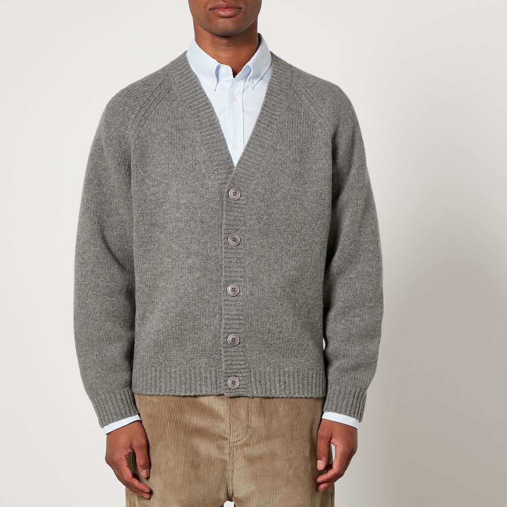 [Kenzo]KENZO Target Logo-Intarsia Wool-Blend Cardigan 价格¥1250 | 别样海外购