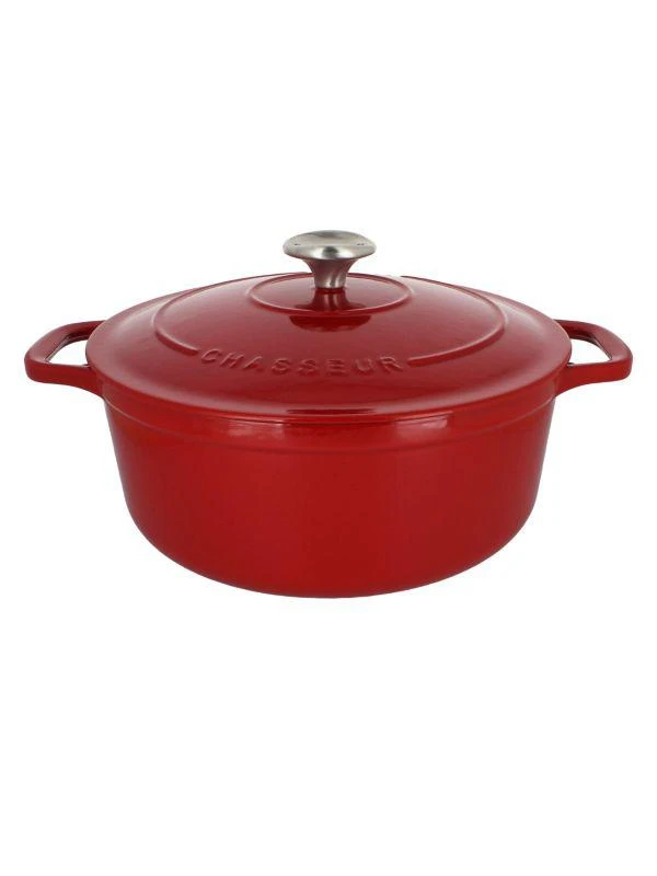 商品Chasseur|French 3.25-Quart Round Enameled Cast Iron Dutch Oven,价格¥1787,第1张图片