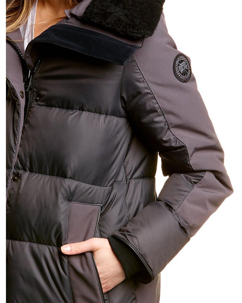 商品Canada Goose|Canada Goose Altona Black Label Leather-Trim Down Parka,价格¥7103,第6张图片详细描述