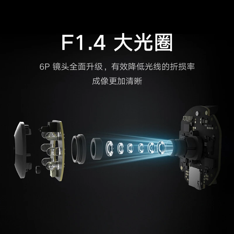 小米智能摄像机云台版pro 家用监控器摄像头 手机查看 2K超清 AI智能 看家 360°全景 MI 商品