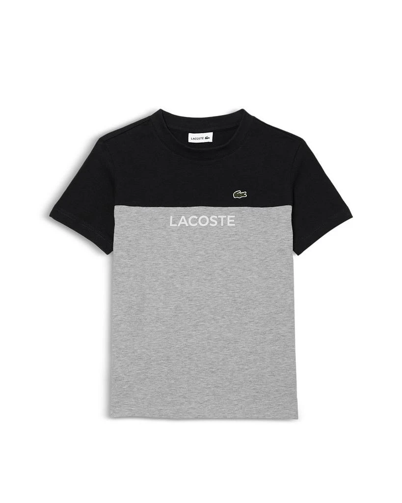 商品Lacoste|Boys' Color Blocked Organic Cotton Tee - Little Kid, Big Kid,价格¥253,第1张图片详细描述