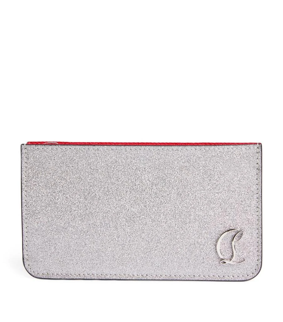 商品Christian Louboutin|Loubi54 Glitter Card Holder,价格¥3818,第1张图片