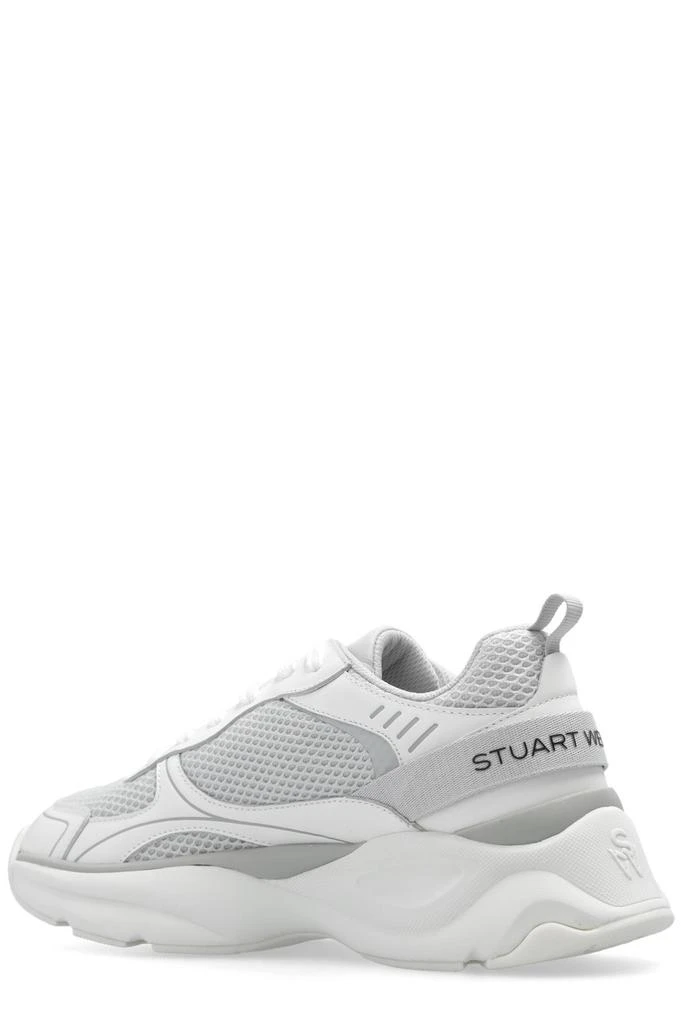 商品Stuart Weitzman|Stuart Weitzman Logo Patch Mesh Trainer Sneakers,价格¥1458,第3张图片详细描述