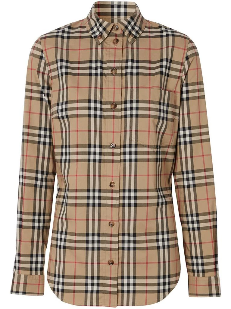 商品Burberry|Vintage check shirt,价格¥2401,第1张图片