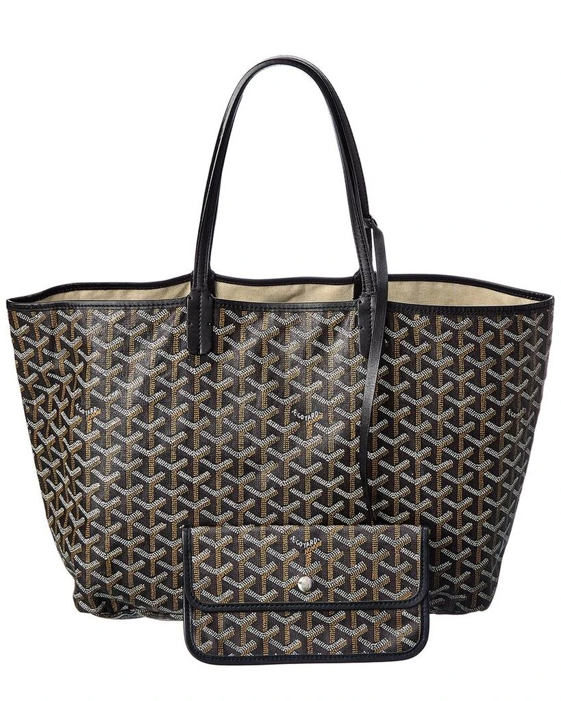 商品[二手商品] Goyard|Goyard Black Goyardine Canvas St. Louis PM (Authentic Pre-Owned),价格¥10726,第2张图片详细描述