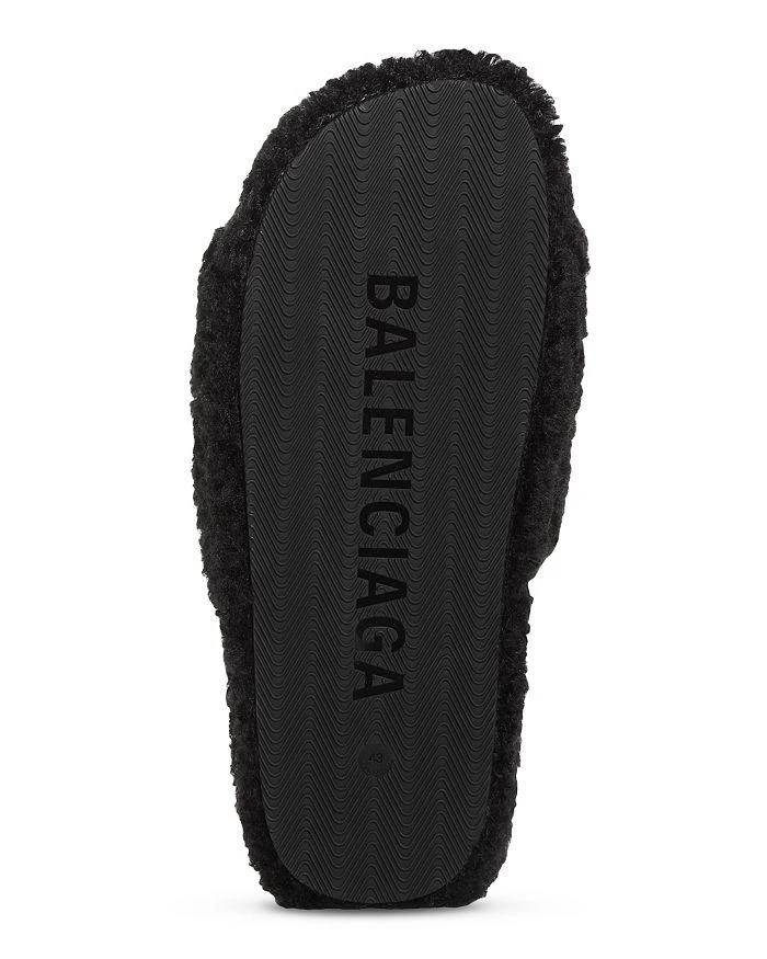 商品Balenciaga|Men's Furry Campaign Slide Sandals,价格¥3879,第4张图片详细描述