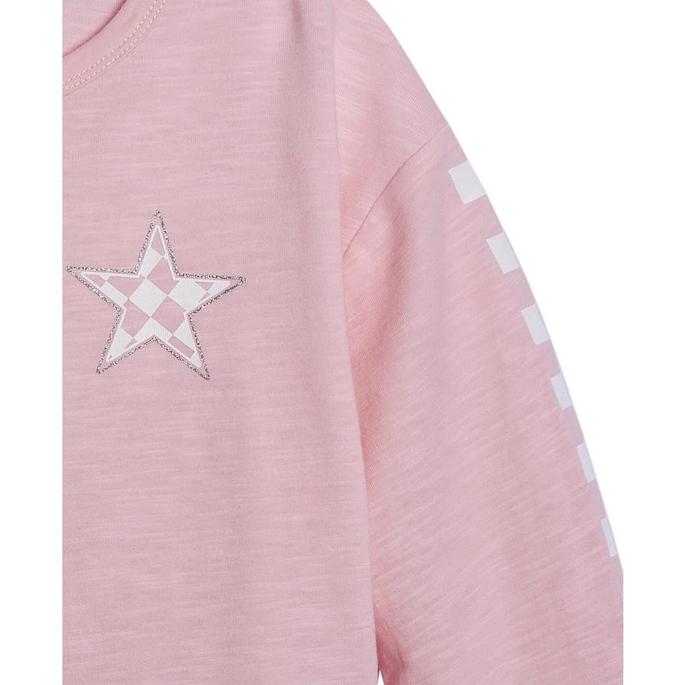 Big Girls Checkered Star Graphic T-shirt, Created For Macy's 商品