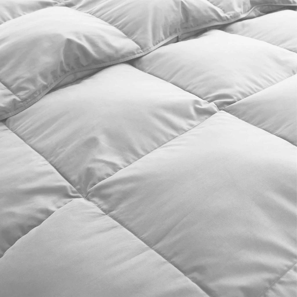 商品Puredown|Ultra Soft Fabric All Season Premium Feather Fiber and Microfiber Comforter with 360TC Light Grey,价格¥571,第3张图片详细描述