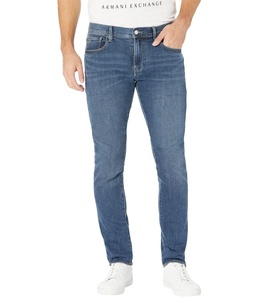 商品Armani Exchange|Slim Fit Five-Pocket Jeans,价格¥601,第1张图片