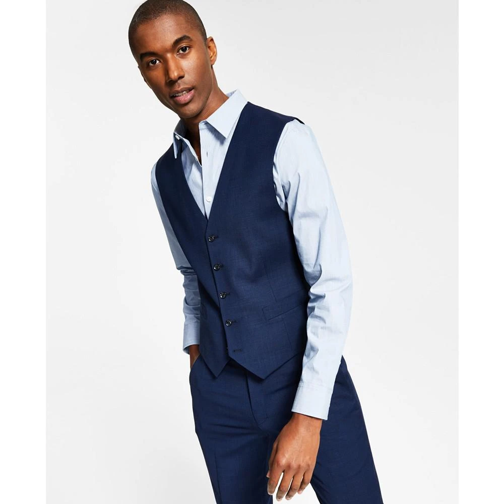 商品Tommy Hilfiger|Men's Modern-Fit TH Flex Stretch Solid Suit Vest,价格¥470,第1张图片