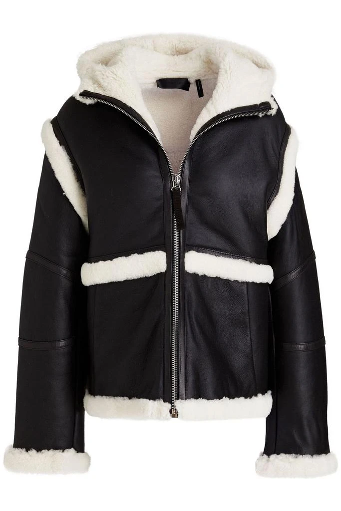 商品Helmut Lang|Shearling hooded jacket,价格¥6428,第3张图片详细描述