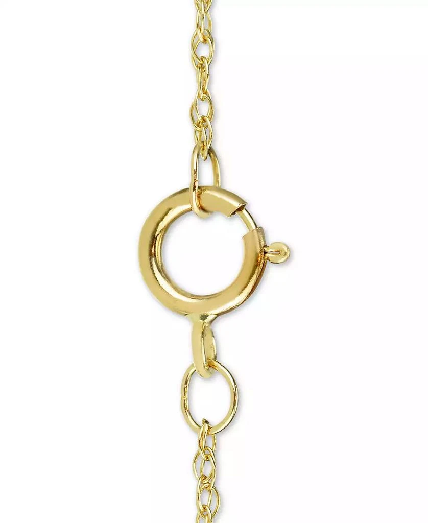 商品Macy's|Cultured Baroque Freshwater Pearl (12mm) & Diamond (1/20 ct. t.w.) 18" Pendant Necklace in 14k Gold,价格¥983,第2张图片详细描述