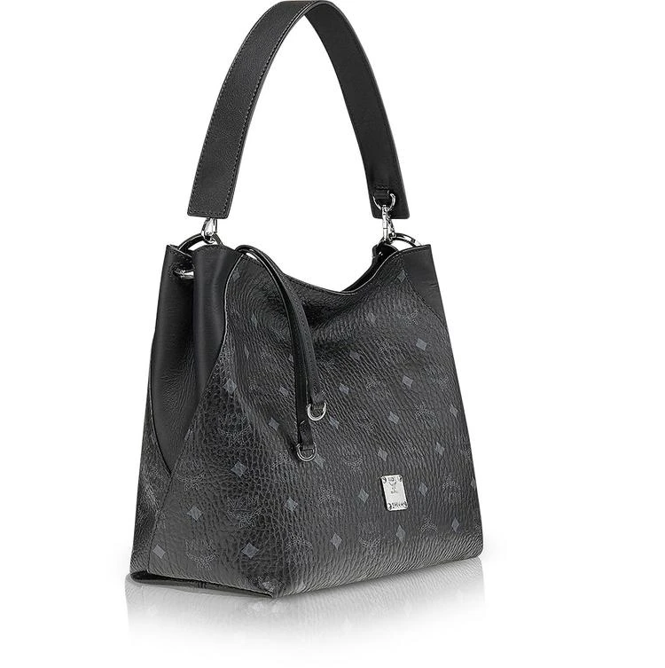商品MCM|MCM Klara Visetos Black Medium Hobo Bag,价格¥5990,第2张图片详细描述