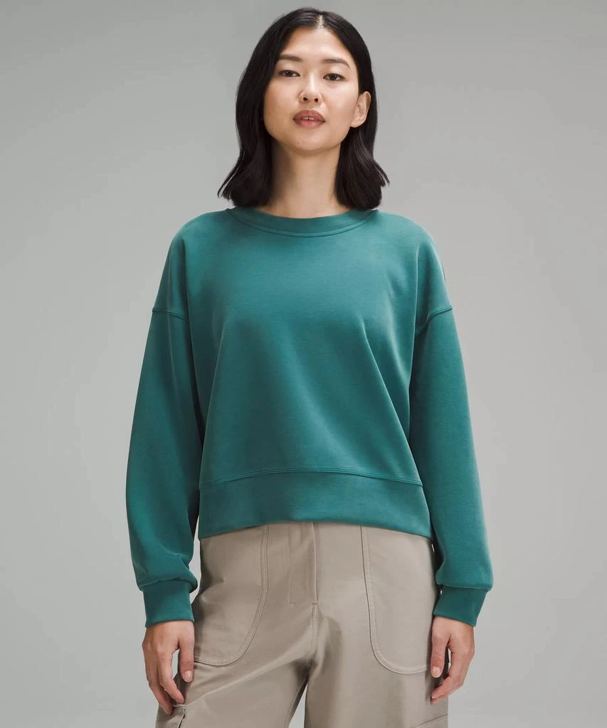 商品Lululemon|Softstreme Perfectly Oversized Cropped Crew,价格¥641,第1张图片