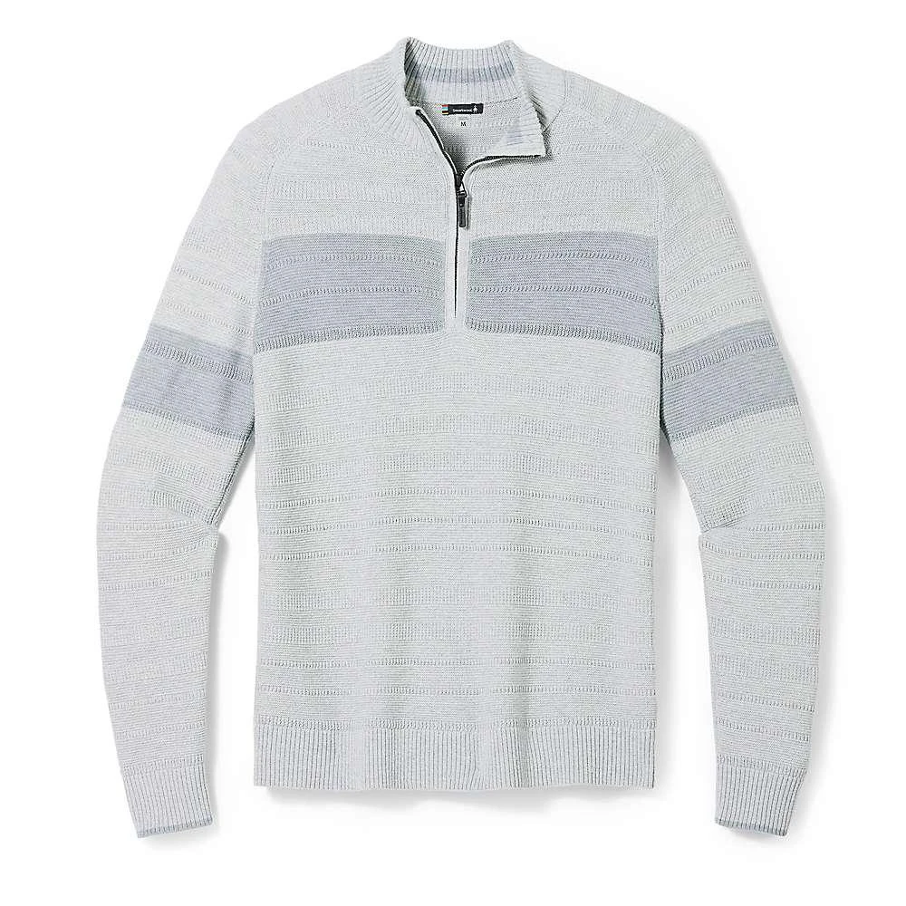 商品SmartWool|Men's Ripple Ridge Stripe Half Zip Sweater,价格¥716,第3张图片详细描述