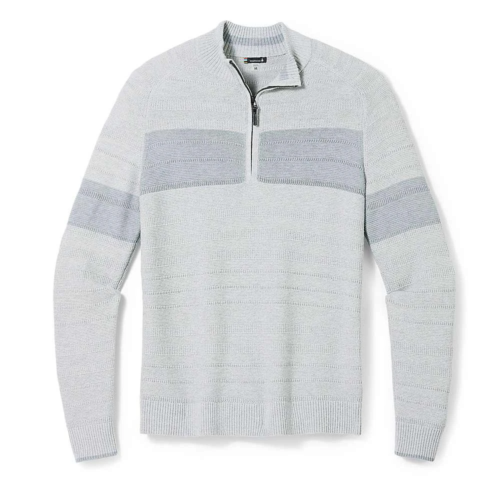 商品SmartWool|Men's Ripple Ridge Stripe Half Zip Sweater,价格¥546,第3张图片详细描述