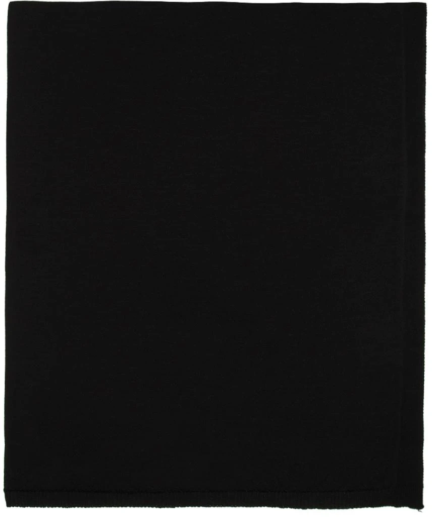 商品Rick Owens|Black Knit Classic Scarf,价格¥1037,第1张图片