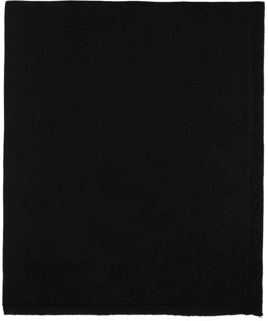 商品Rick Owens|Black Knit Classic Scarf,价格¥2705,第1张图片