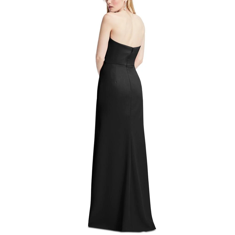 商品After Six|Women's Pleated High-Slit Strapless Evening Gown,价格¥1436,第2张图片详细描述