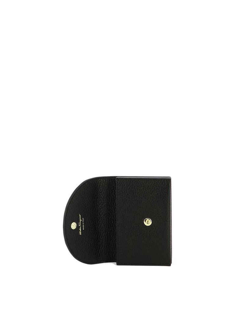 商品Salvatore Ferragamo|Gancini Wallets & Card Holders Black,价格¥2453,第5张图片详细描述