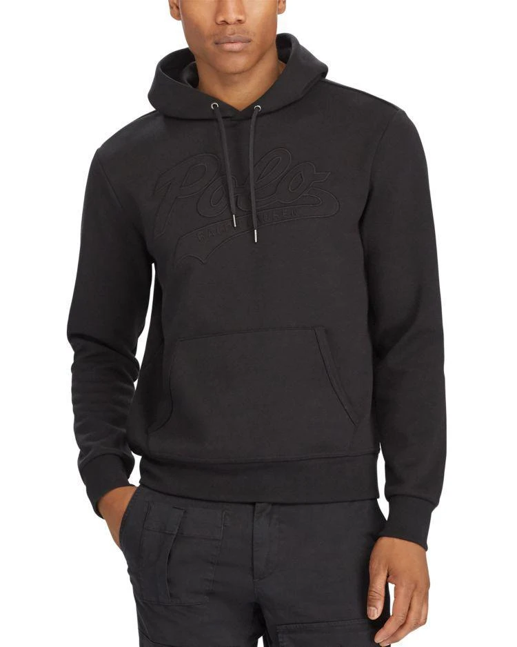 商品Ralph Lauren|Appliqué Logo Double-Knit Hooded Sweatshirt,价格¥367,第1张图片