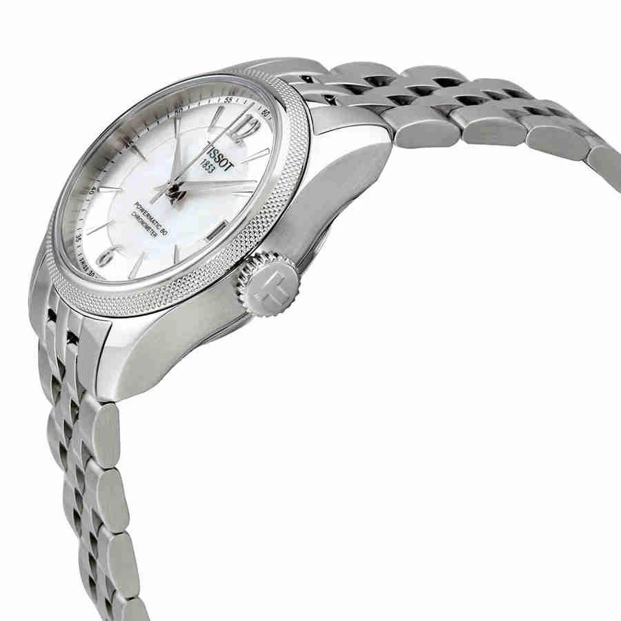 商品Tissot|天梭珍珠贝母女士机械手表 T108.208.11.117.00,价格¥2186,第2张图片详细描述