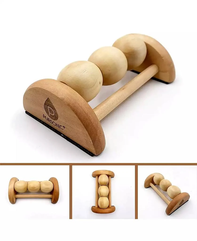 商品PURSONIC|All Natural Wooden Foot Massager Roller,价格¥95,第2张图片详细描述
