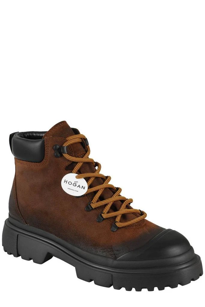 商品hogan|Hogan H619 Chunky-Sole Lace-Up Boots,价格¥3087,第2张图片详细描述