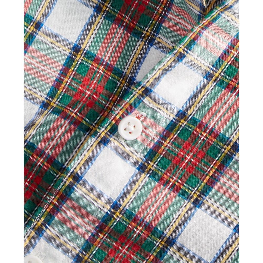 商品First Impressions|Baby Boys 3-Pc. Plaid Shirt, Vest & Corduroy Pants, Created for Macy's,价格¥313,第5张图片详细描述
