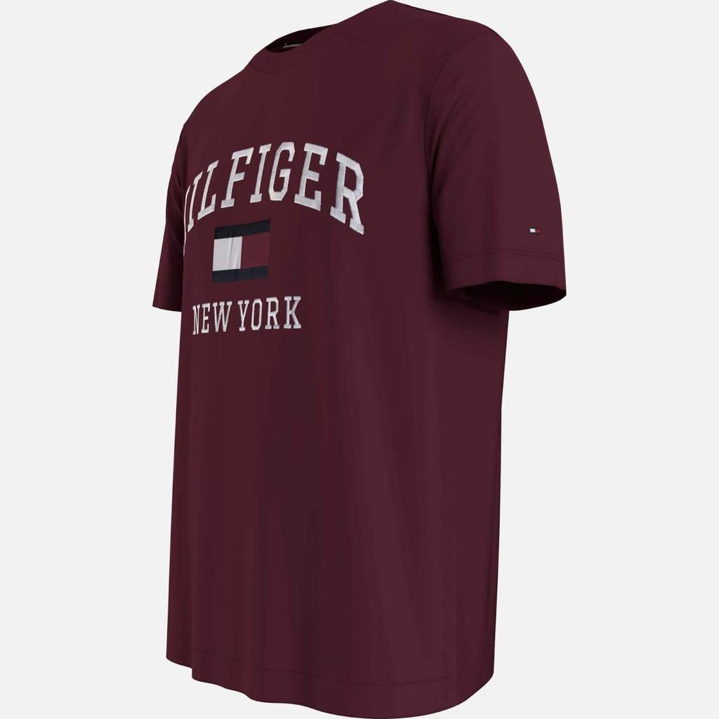 商品Tommy Hilfiger|Tommy Hilfiger Men's Modern Varsity T-Shirt - Deep Rouge,价格¥489,第4张图片详细描述