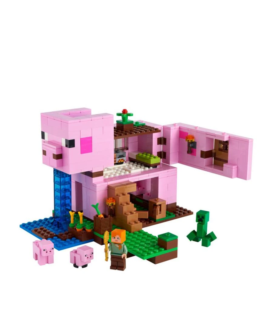 商品LEGO|Minecraft The Pig House Building Set 21170,价格¥430,第2张图片详细描述