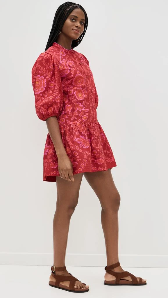 商品Farm Rio|Olivia Red Mini Dress,价格¥1491,第3张图片详细描述