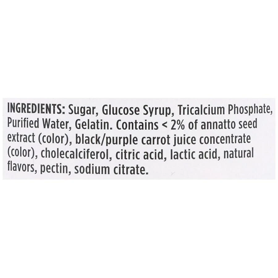 商品Walgreens|Calcium 500 mg + Vitamin D 25 mcg (1000 IU) Gummies Natural Cherry, Orange & Strawberry,价格¥97,第4张图片详细描述