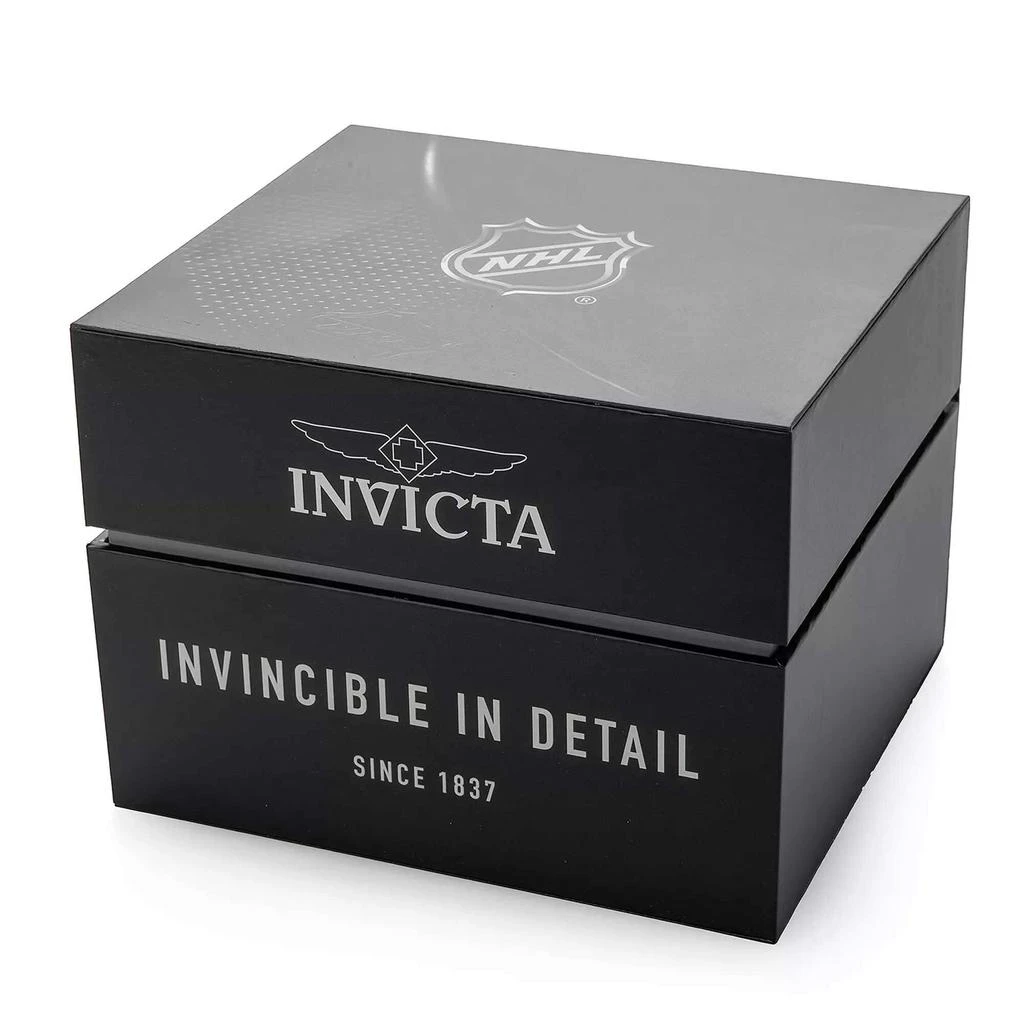 商品Invicta|Invicta Men's Quartz Watch - NHL Anaheim Ducks Black and Orange Dial Steel | 42257,价格¥648,第2张图片详细描述