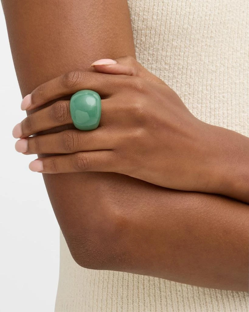 商品NEST Jewelry|Jade Aventurine Stone Statement Ring,价格¥736,第2张图片详细描述