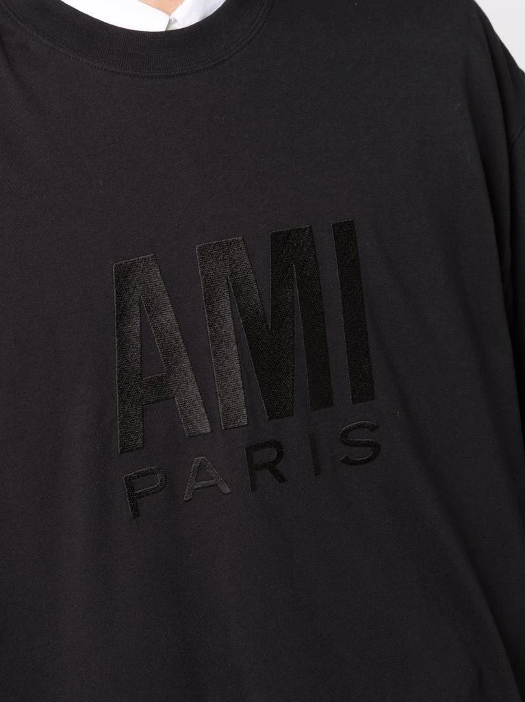 AMI PARIS tonal logo cotton T-shirt 商品