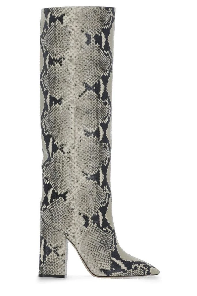 商品Paris Texas|Paris Texas Python Print Knee-High Boots,价格¥3882,第1张图片
