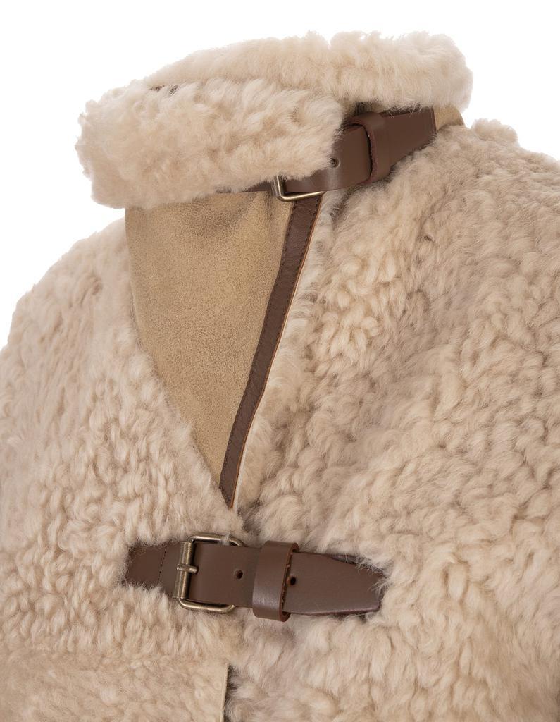 商品Isabel Marant|Isabel Marant Woman Bealila Coat In Beige Shearling,价格¥18184,第5张图片详细描述