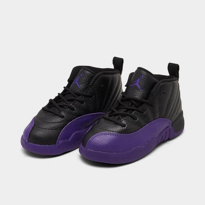 商品Jordan|Kids' Toddler Air Jordan Retro 12 Basketball Shoes,价格¥186,第2张图片详细描述