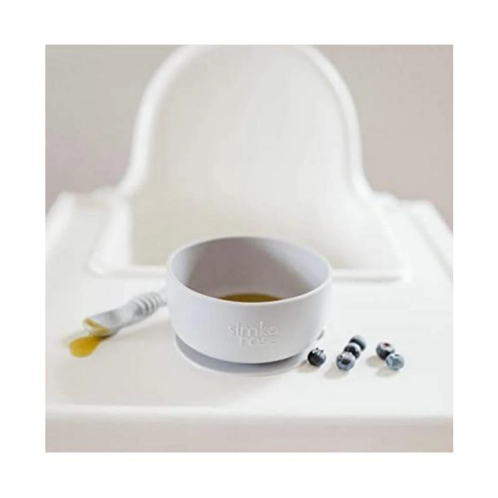 商品Simka Rose|Silicone Baby Bowl and Spoon Set,价格¥150,第2张图片详细描述