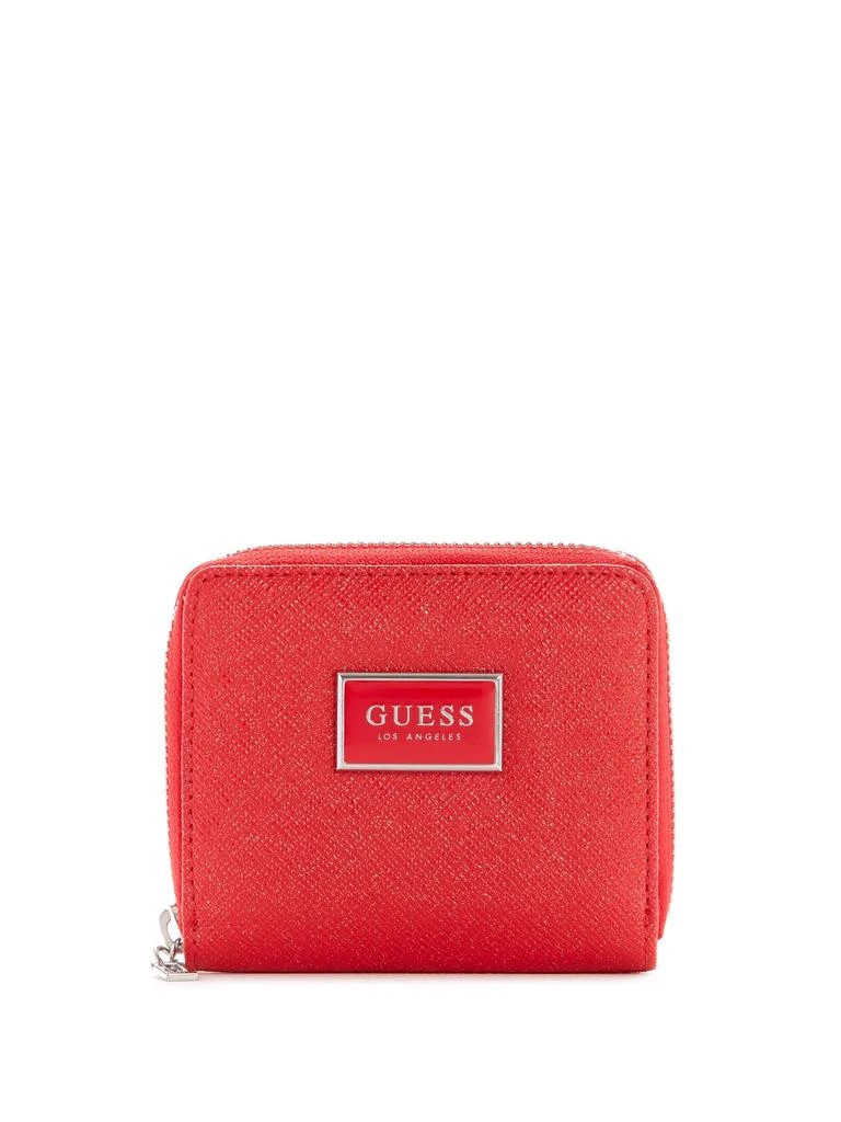商品Guess Factory|Abree Small Zip-Around Wallet,价格¥216,第1张图片