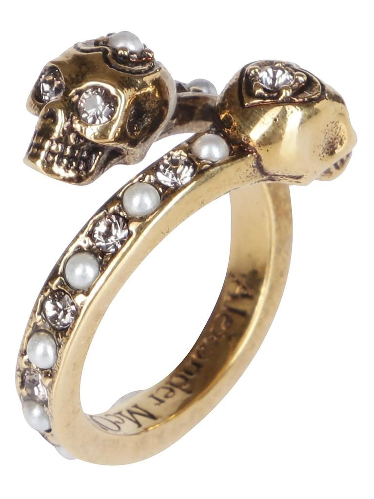 商品Alexander McQueen|Alexander McQueen Wrapped Skull Ring,价格¥1297,第2张图片详细描述