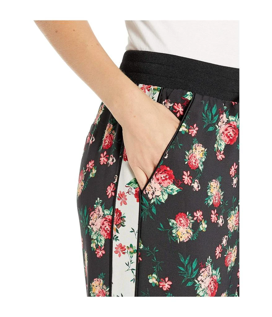 商品Juicy Couture|Faded Floral Silk Print Mix Slim Pants,价格¥480,第4张图片详细描述