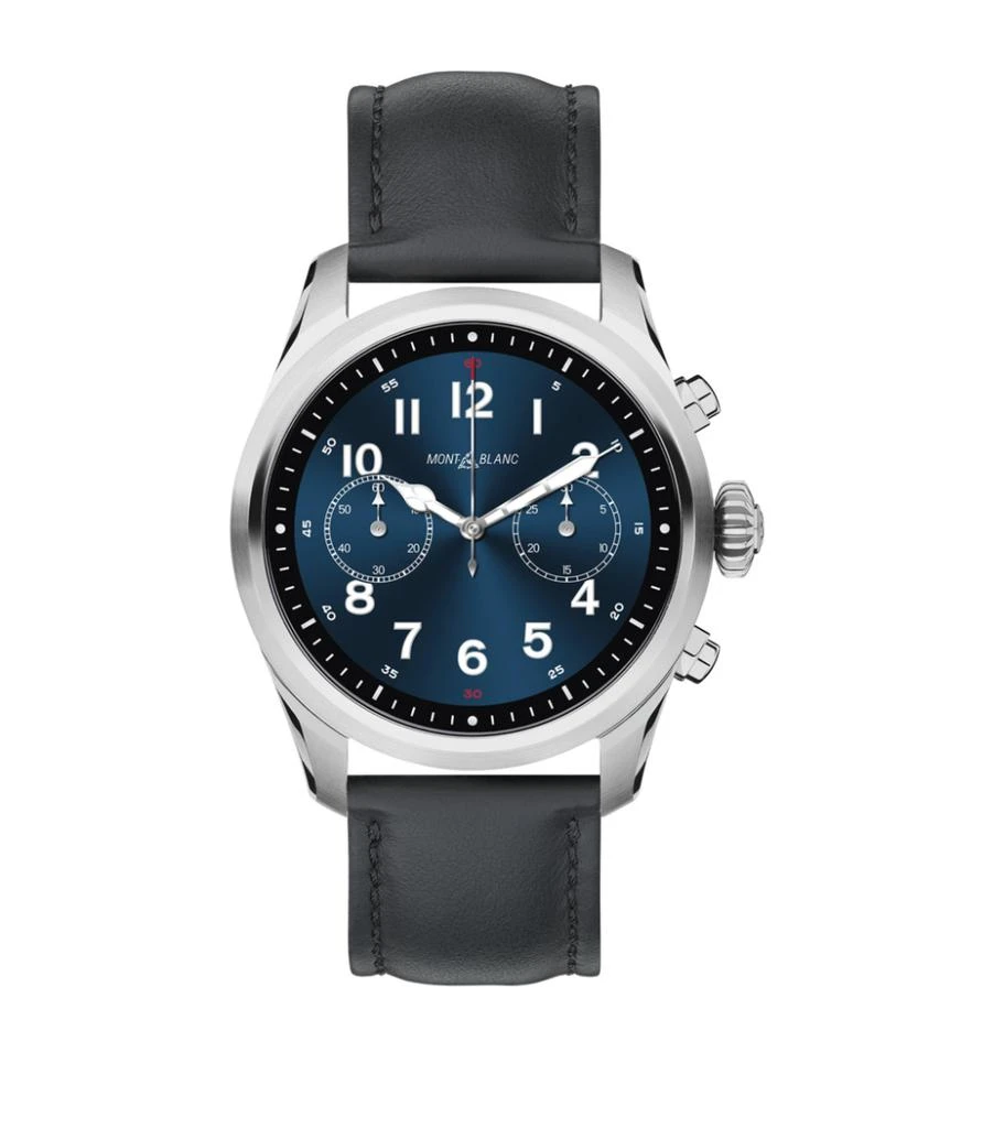 商品MontBlanc|Stainless Steel Summit 2 Smartwatch 42mm,价格¥7407,第1张图片