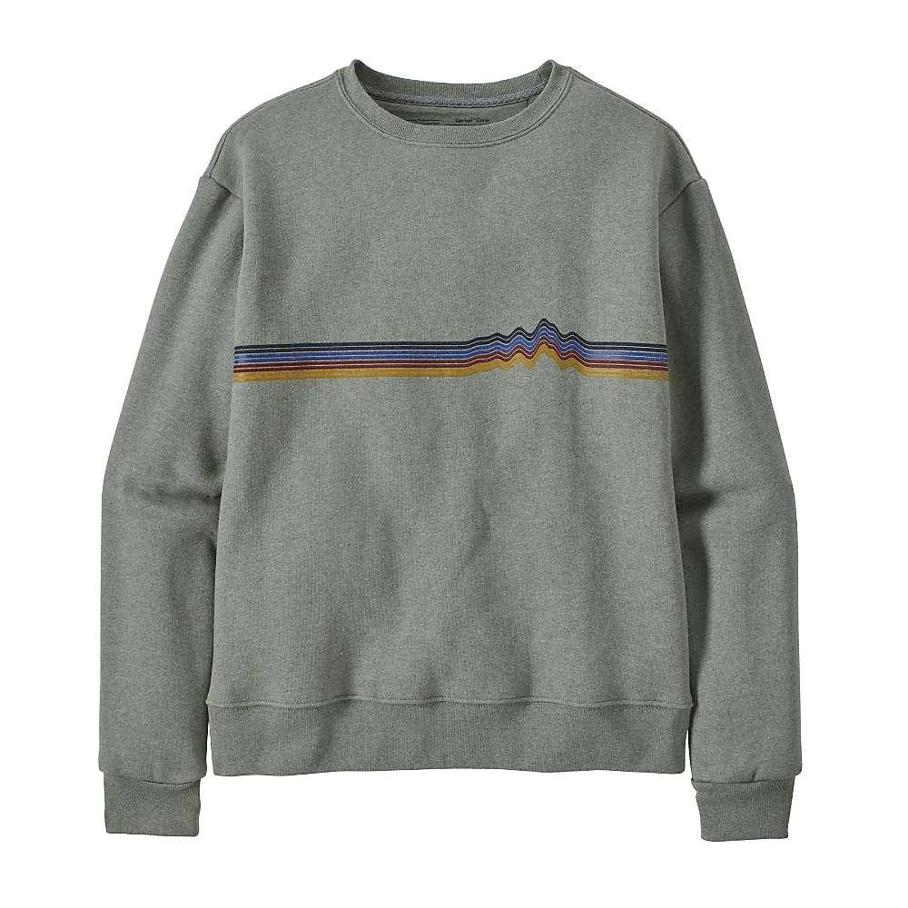 商品Patagonia|Patagonia Women's Ridge Rise Stripe Uprisal Crew Sweatshirt,价格¥453,第1张图片